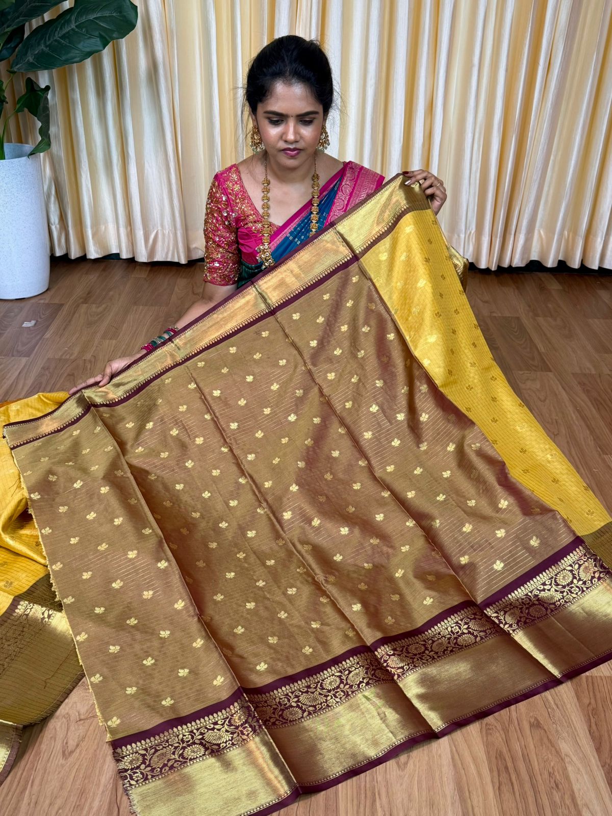 Soft katan silk saree🥰😎📚🌈offer