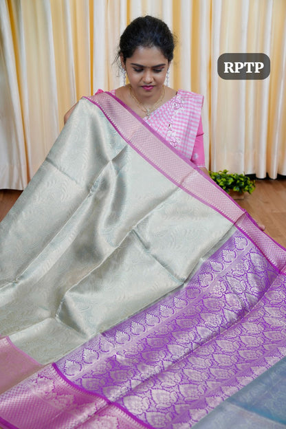 Katan silks saree🥰🏃🏼‍♀️