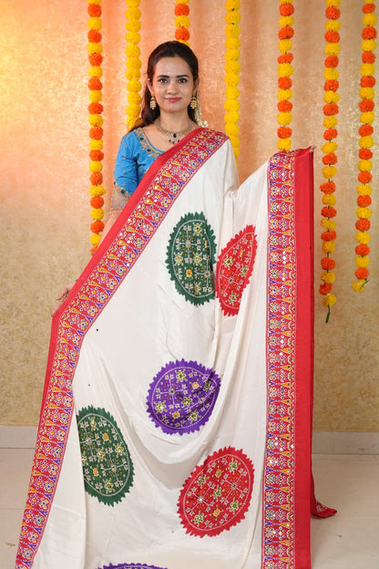Masakali with Mirror work saree😍🥳