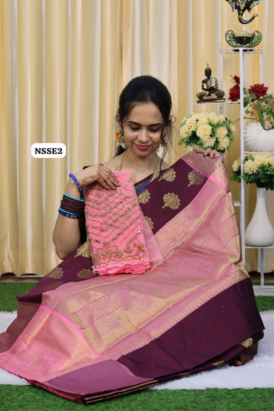 Saree and blouse combo 😍