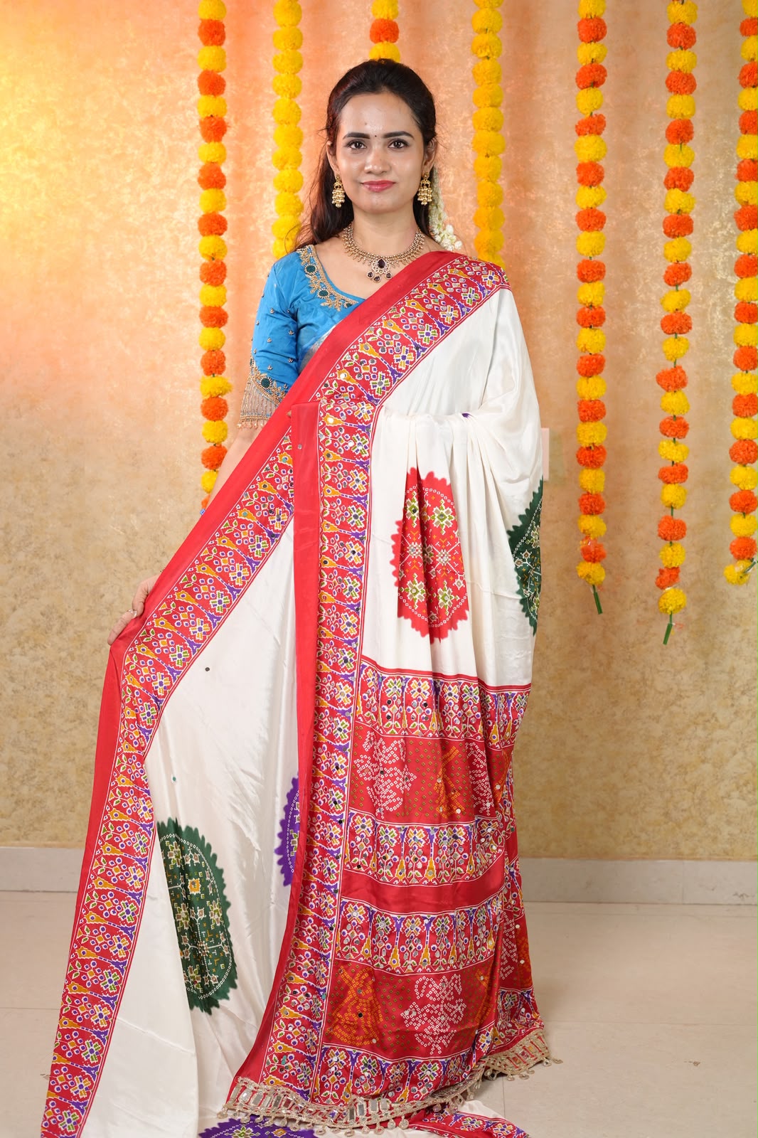 Masakali with Mirror work saree😍🥳