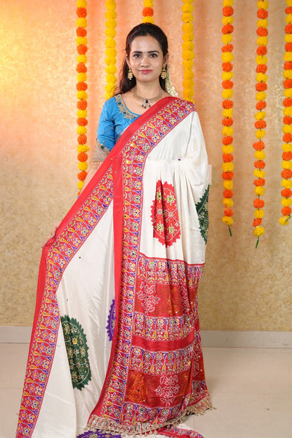 Masakali with Mirror work saree😍🥳
