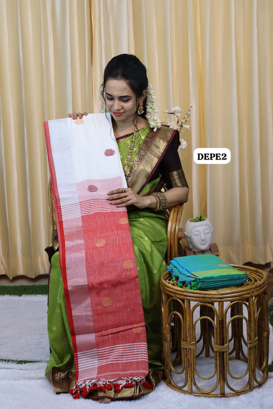 Khadhi cotton sarees 😍🥳