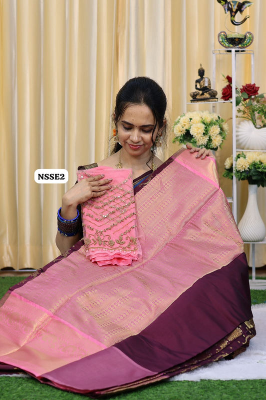 Saree and blouse combo 😍