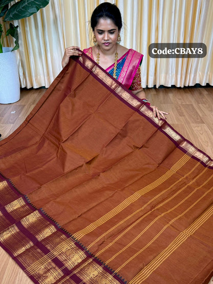 Kanchi cotton saree😍😎 🥰😎