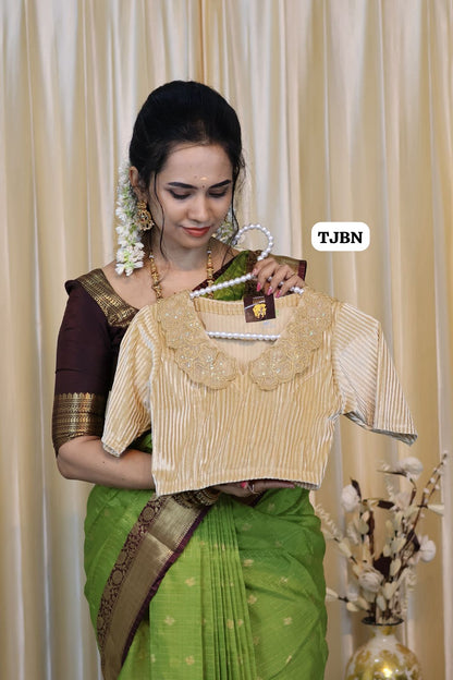 Simmer metrial Elastic Blouse 🎁