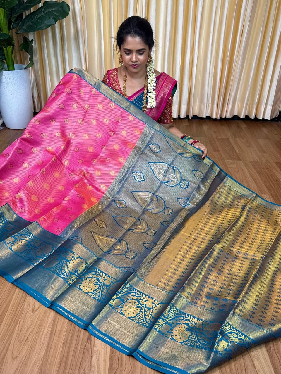 Kanchi semi silk saree🥳
