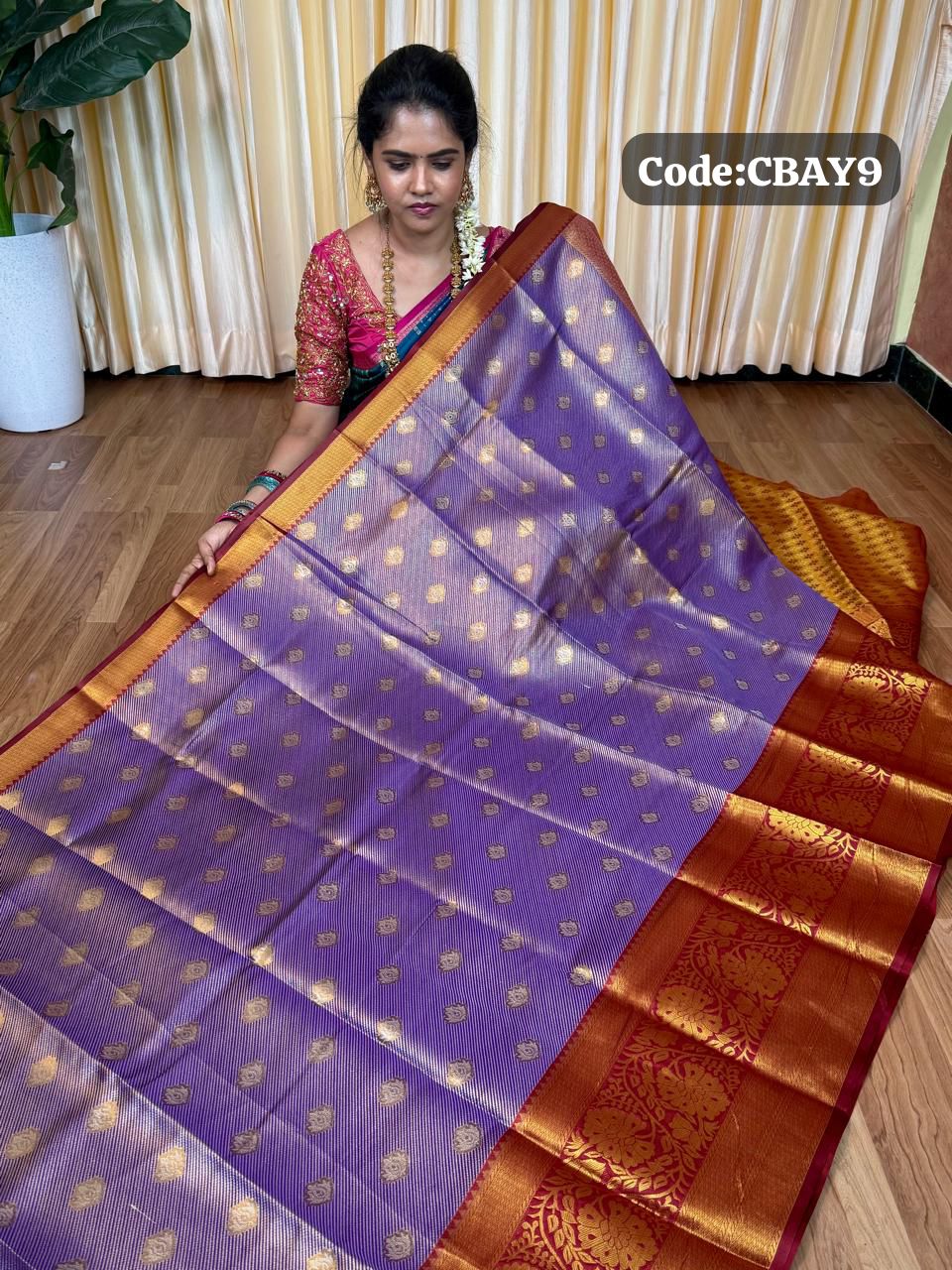 Kanchi semi silk saree🥳