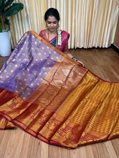 Kanchi semi silk saree🥳