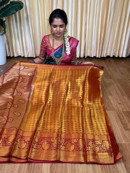 Kanchi semi silk saree🥳