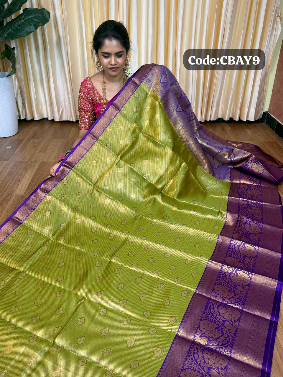 Kanchi semi silk saree🥳