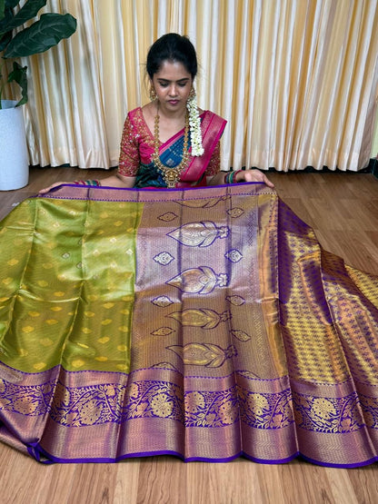Kanchi semi silk saree🥳