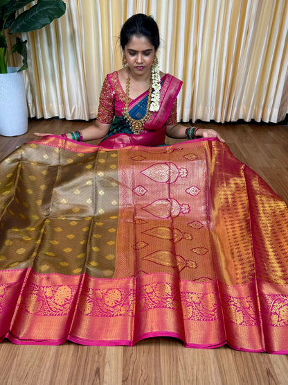 Kanchi semi silk saree🥳