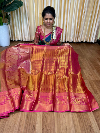 Kanchi semi silk saree🥳