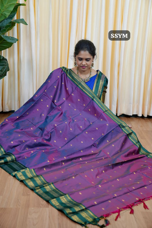 Kalyani semi silk sarees🥰😎Blue shade