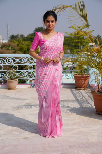 Nayanthara inspired Embroidery saree 🎁