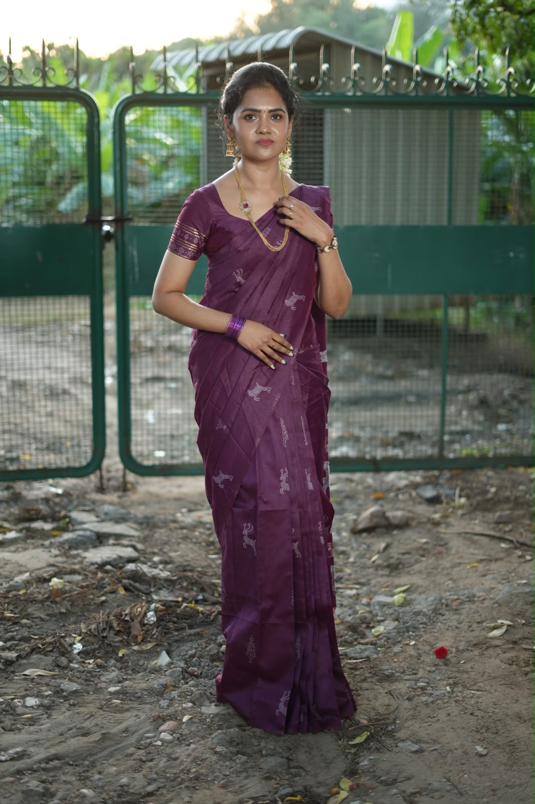 Tussar silk Saree🥰😎📚