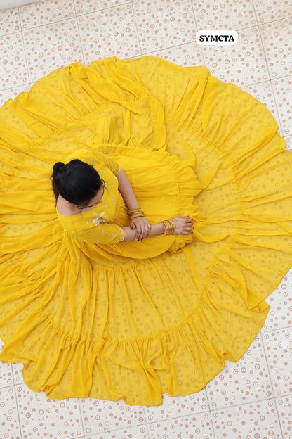 Full flair long gown with full lining 🥳