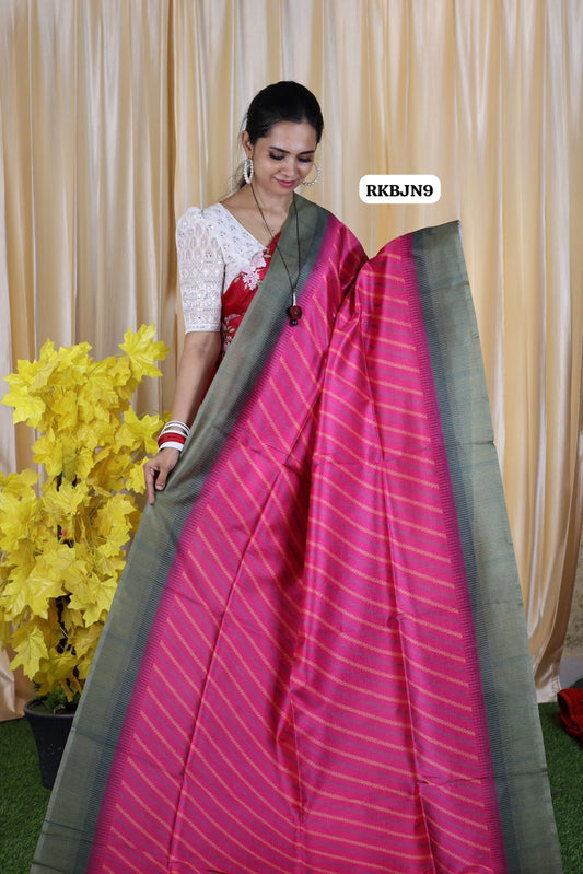 Classy cotton mix saree😍