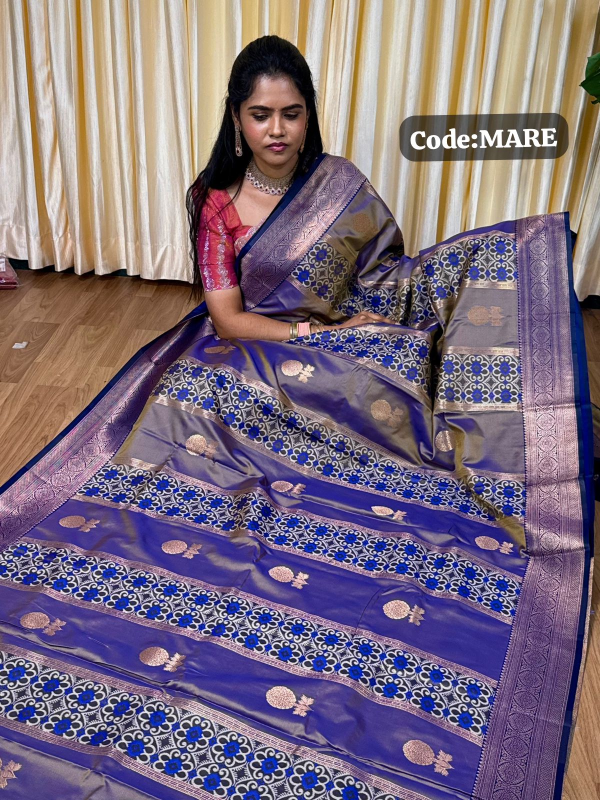 Kanchi semi silk saree🥰😎📚