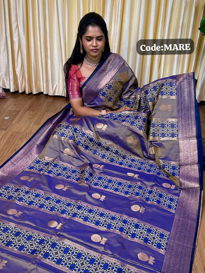 Kanchi semi silk saree🥰😎📚