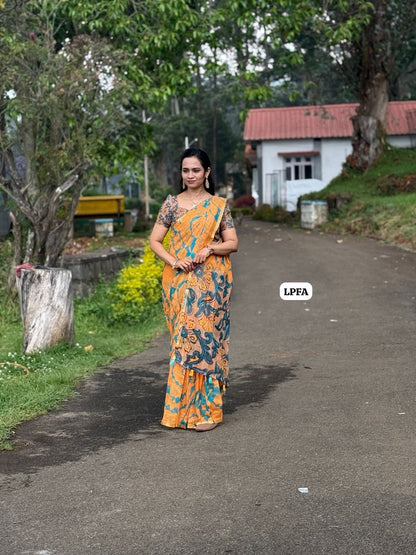 Linen cotton saree😍😎📚