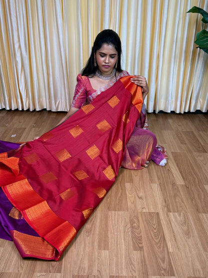 Kanchi semi silk sarees 🥰😎📚