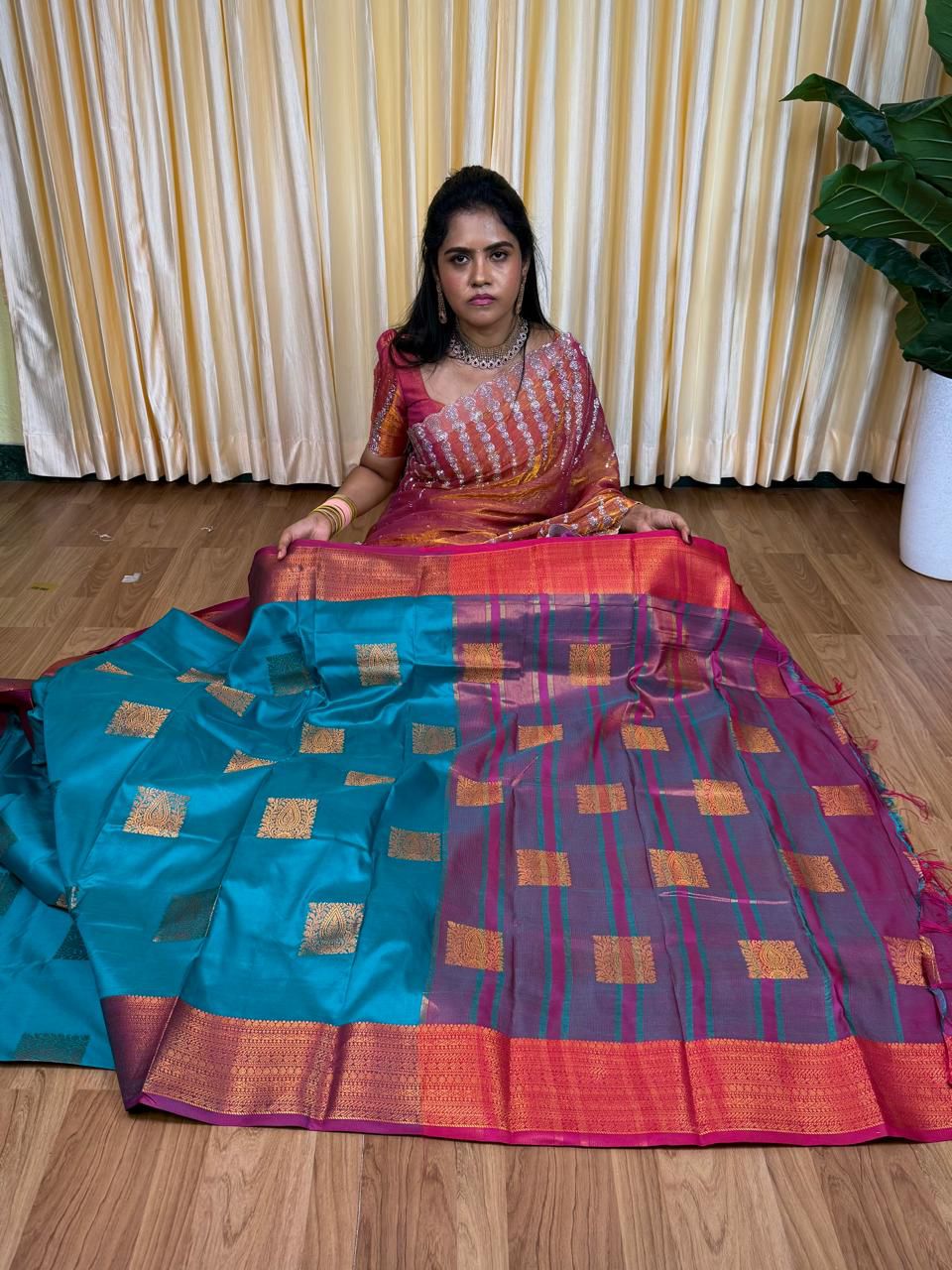 Kanchi soft silk sarees🥰😎📚
