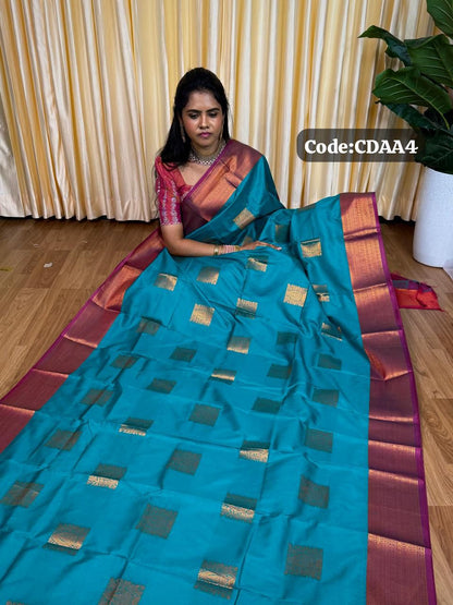 Kanchi soft silk sarees🥰😎📚