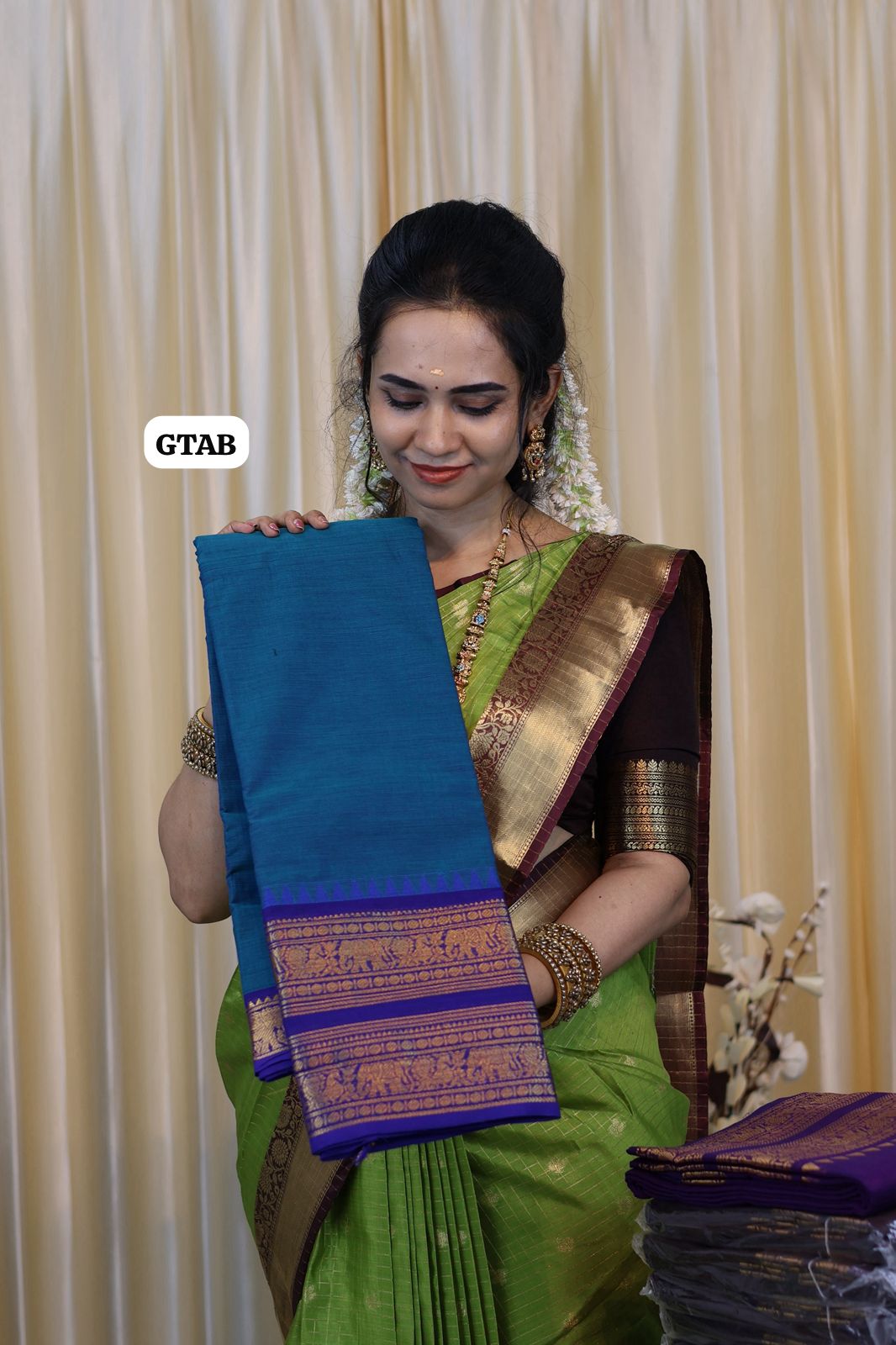 Kanchi cotton saree🥰😎📚