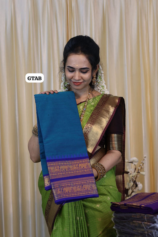 Kanchi cotton saree🥰😎📚