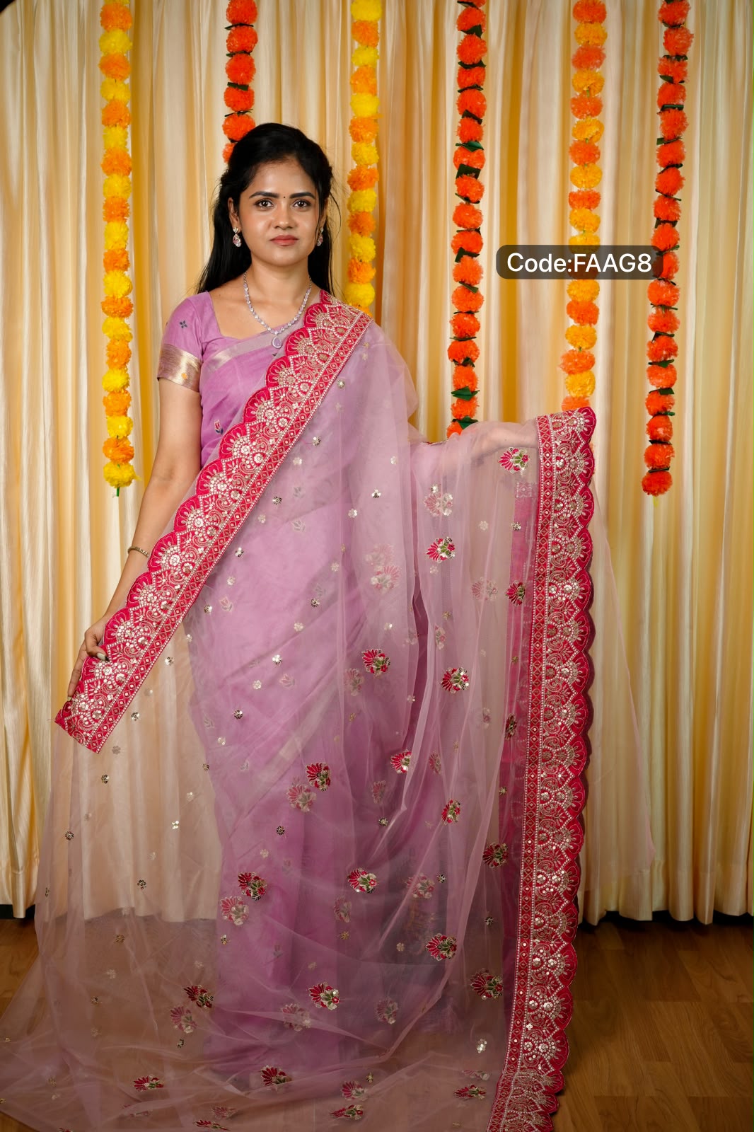 Designer saree with stitched blouse🥳