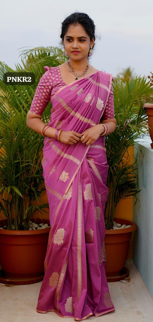 Semi silk saree 🥰🥳