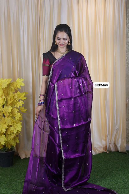 Jimmy Choo saree with embroidery blouse 🥳