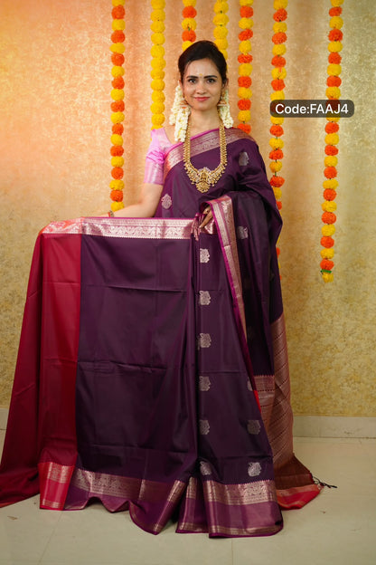 Kanchi semi soft silk sarees😍🥳✅