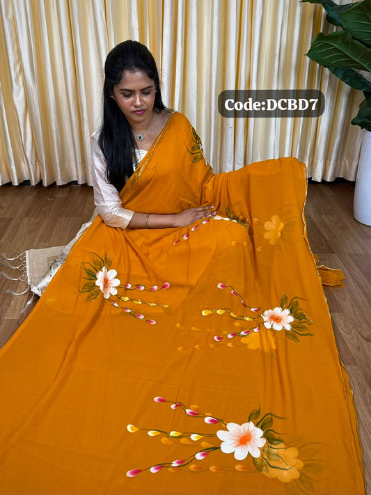 Georgette saree🥰😎📚