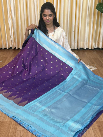 Kanchi semi silk saree🥰😎📚
