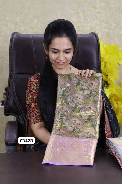 Kanchi semi silk saree😎😍
