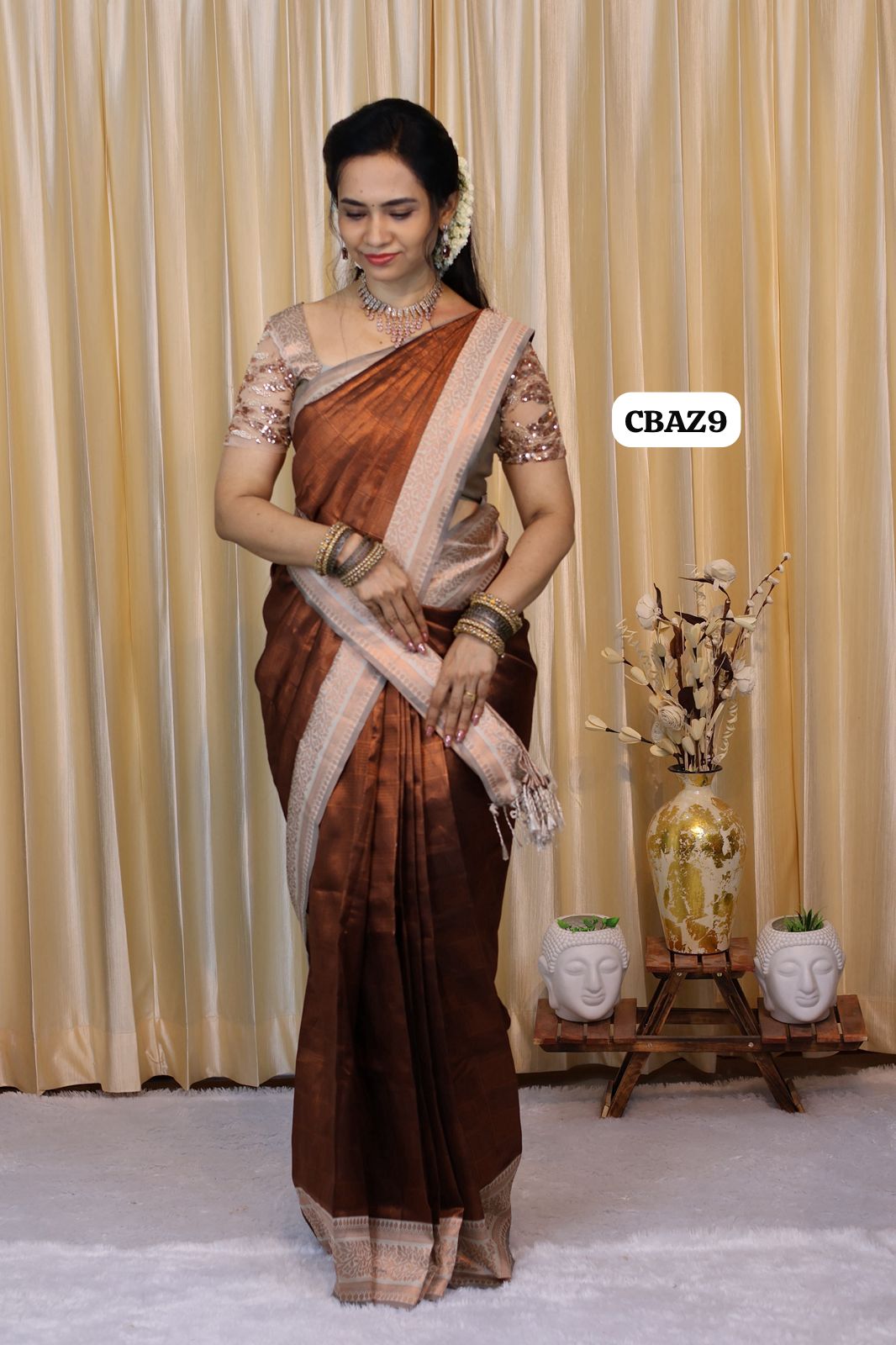 Bridal semi silk saree 😍😎📚