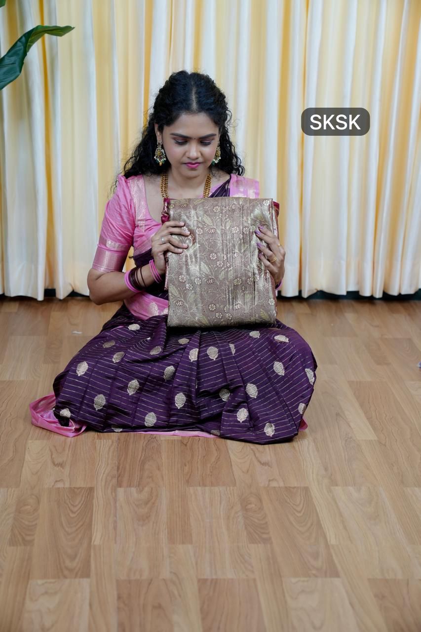 Kanchi semi silk sarees🎁