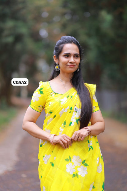 Linen cotton saree 🥳