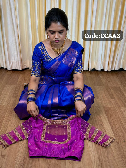 Aari work blouse unstitched-Prebook🥰😎⏰📚