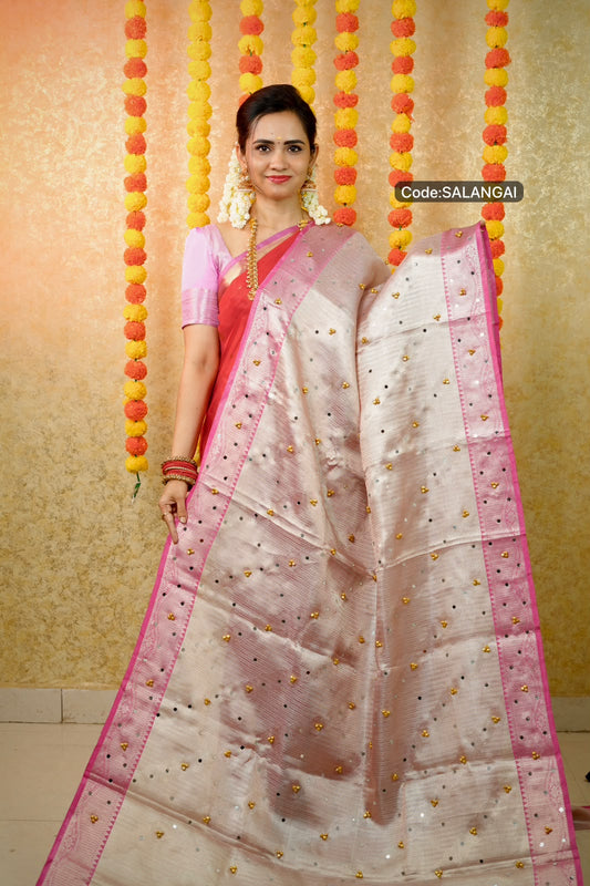 Soft tissue silk sarees😍🥳
