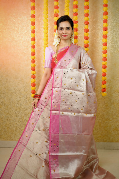 Soft tissue silk sarees😍🥳