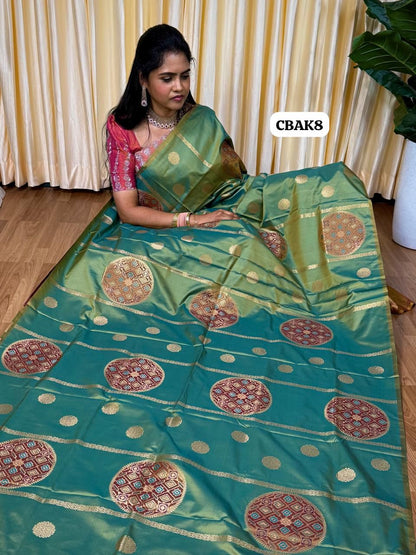 Soft silk sarees🥰😎🌈📚