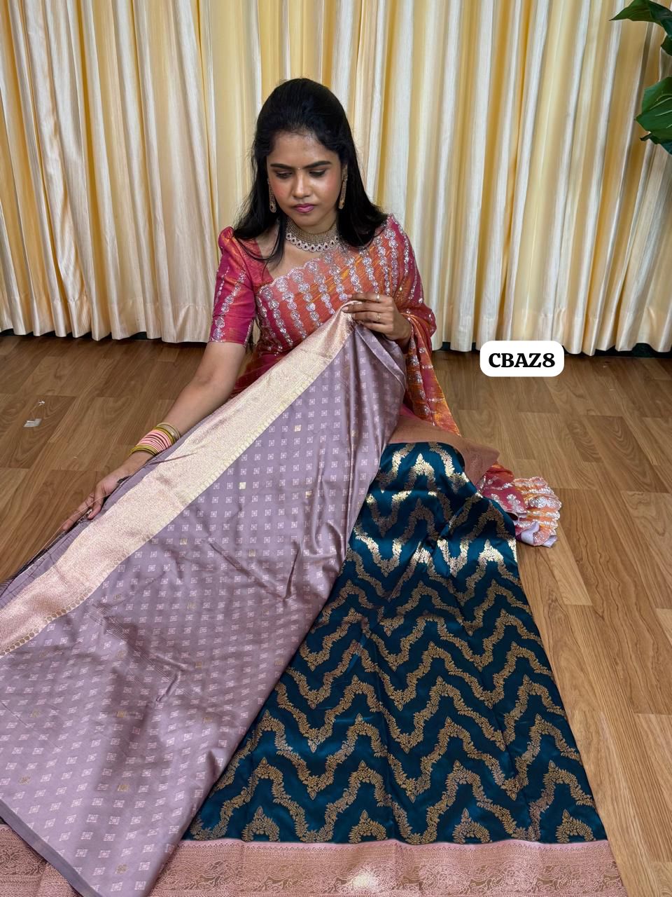 Soft silk saree 🥰😎📚