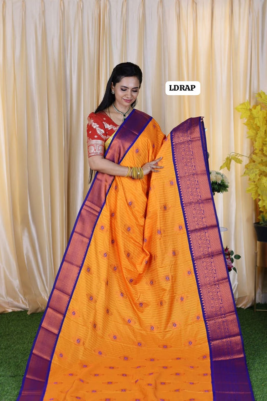 Premium kanchi semi silk 🥳