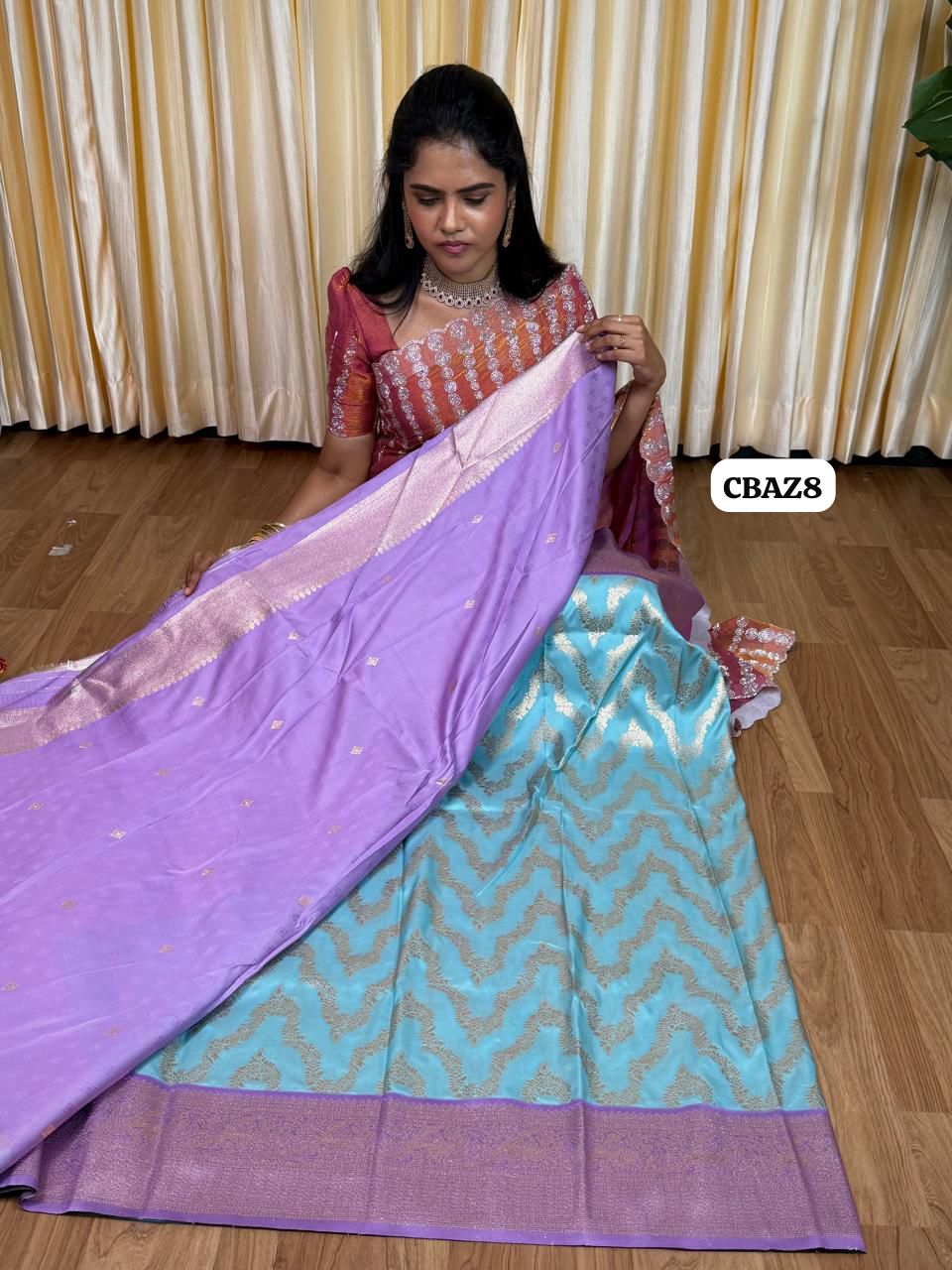 Soft silk saree 🥰😎📚