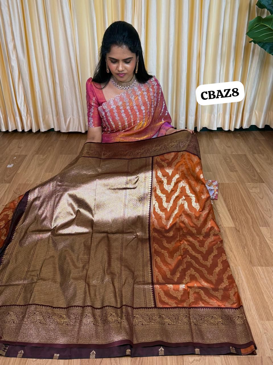 Soft silk saree 🥰😎📚