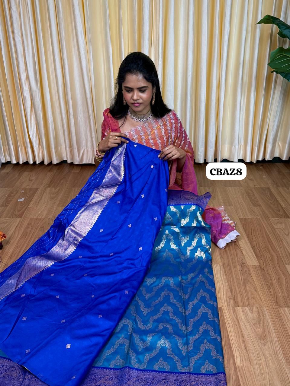 Soft silk saree 🥰😎📚